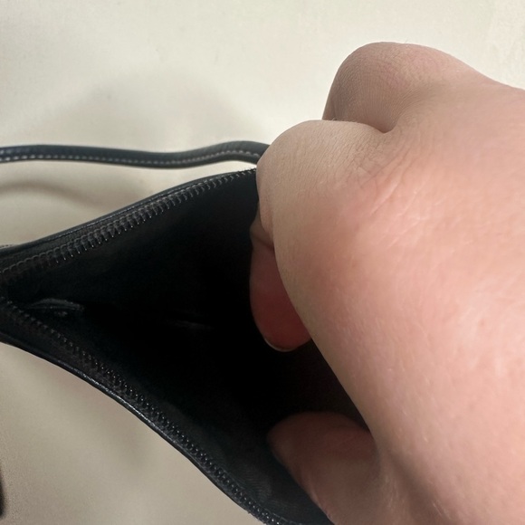 Coach Black Leather Wristlet - Picture 3 of 5